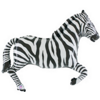 Zebra super shape balloon BETALLIC