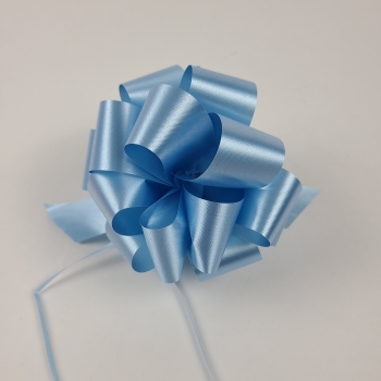 #9 Pull Bow Florasatin 5. - Lt Blue