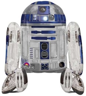 Airwalker - Star Wars R2D2 34"x 38" balloon foil balloons