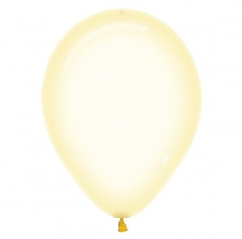 Crystal Pastel Yellow balloons BETALLIC%2BSEMPERTEX