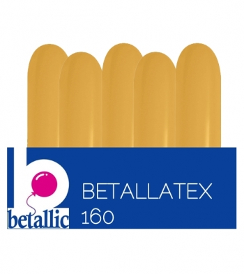 160 Metallic Gold balloons BETALLIC BETALLATEX