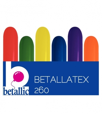 BET (100) 260 Metallic Assorted balloons latex balloons