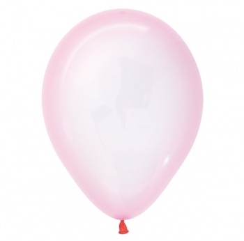 Crystal Pastel Pink balloons BETALLIC BETALLATEX