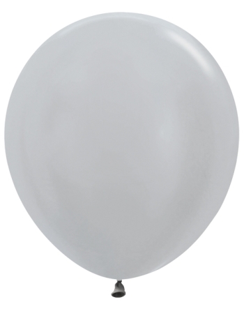 SEM   Metallic Silver balloons SEMPERTEX