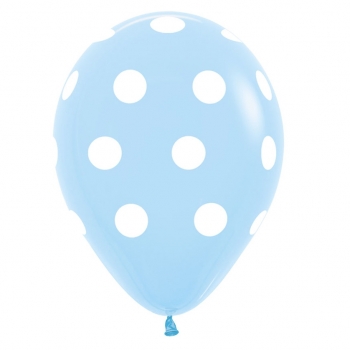 Polka Dots Blue balloons BETALLIC+SEMPERTEX