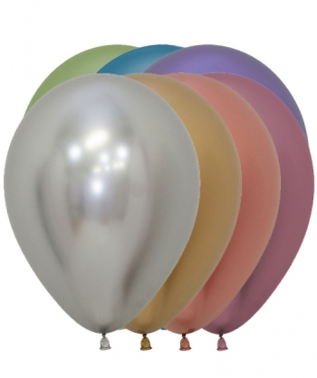 Reflex Assortment 7 colours balloons BETALLIC BETALLATEX