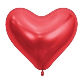 Reflex Red Latex Heart Balloons BETALLIC BETALLATEX