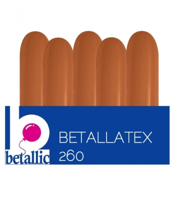 BET (50) 260 Deluxe Caramel balloons latex balloons