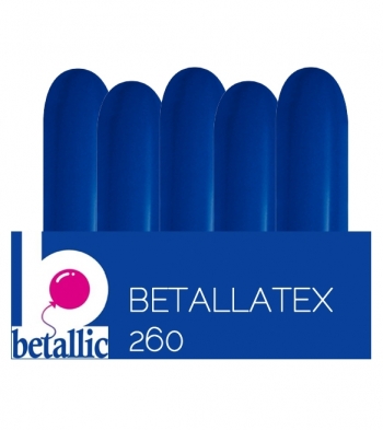 SEM  260 Fashion Royal Blue balloons SEMPERTEX+BETALLIC