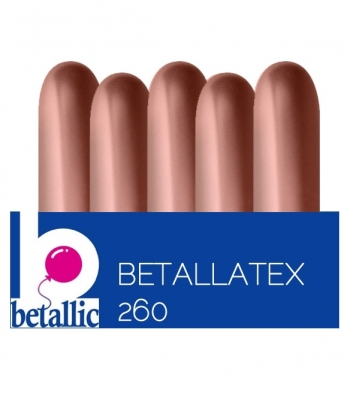 260 Reflex Rose Gold balloons BETALLIC BETALLATEX