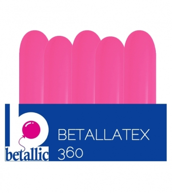 360 Crystal Fuchsia balloons BETALLIC%2BSEMPERTEX