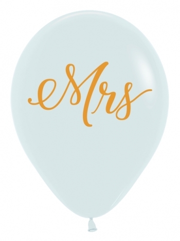 Mrs. Wedding Balloons balloons BETALLIC BETALLATEX