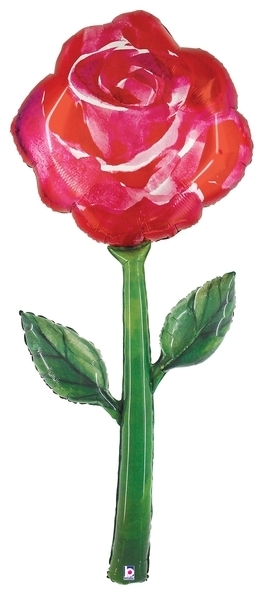 Fresh Picks Watercolor Rose - 64" Flower balloon foil balloons