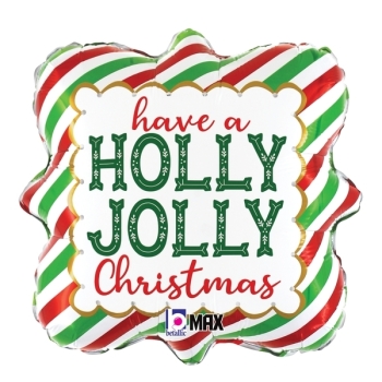 Holly Jolly Christmas Balloon foil balloons