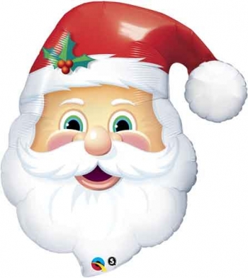 Jolly St Nick Shape Santa balloon QUALATEX