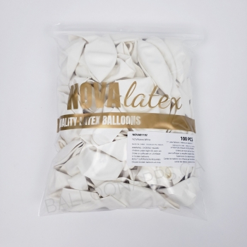 NOVA   White balloons NOVALATEX