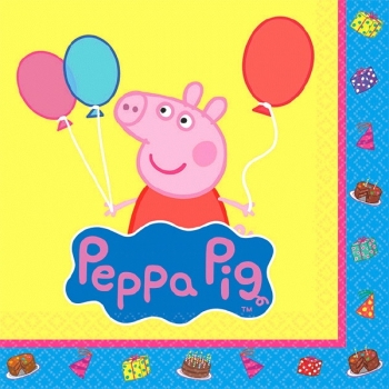 Peppa Pig Beverage Napkins tableware