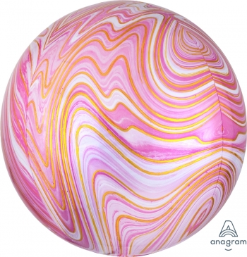 Pink Marblez Orbz balloon ANAGRAM