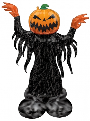 Pumpkin Head Ghost Halloween Airloonz Air-fill balloon foil balloons