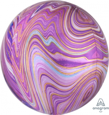 Purple Marblez Orbz balloon ANAGRAM