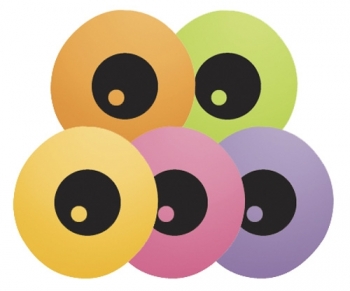 Q (100) 5" Peepers Top Eye Print Assortment balloons latex balloons