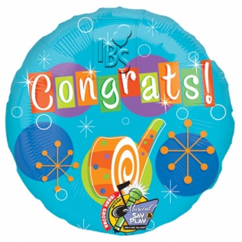 Recordable Balloon - Congrats Blowout balloon foil balloons