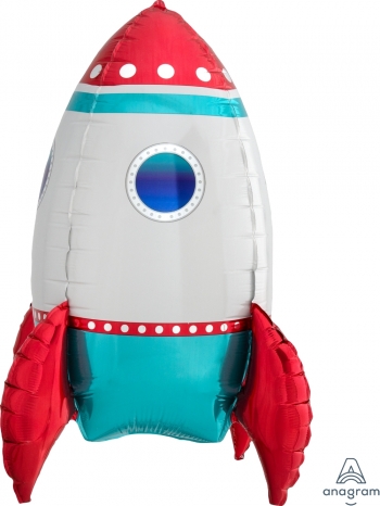 Rocket Ship Shape balloon foil balloons