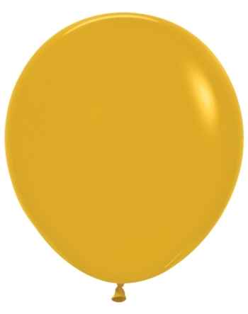 SEM   Deluxe Mustard balloons SEMPERTEX+BETALLIC