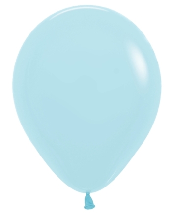 SEM   Pastel Matte Blue balloons SEMPERTEX BETALLIC