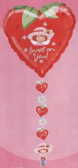 Shape - Drop A Line - Strawberry Shortcake - 34"x21" balloon foil balloons