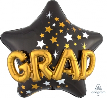 Multi Balloon Congrats Grad 3d Balloon ANAGRAM