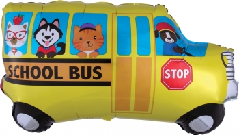 Shape School Bus Back to school balloon ANAGRAM