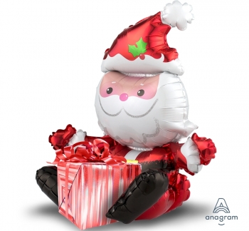 Sitting Santa Air-fill Self-Sealing balloon foil balloons