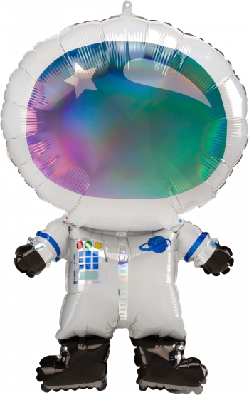 Super Shape Iridescent Astronaut balloon ANAGRAM