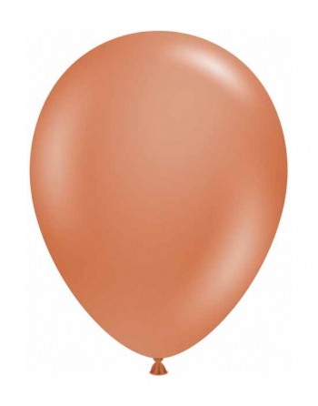 TUFTEX   Burnt Orange balloons TUF-TEX