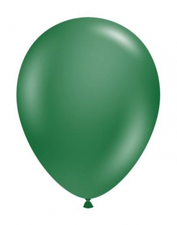 TUFTEX (100) 11" Metallic Forest Green balloons latex balloons