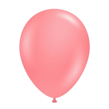 TUFTEX (50) 17" Coral balloons latex balloons