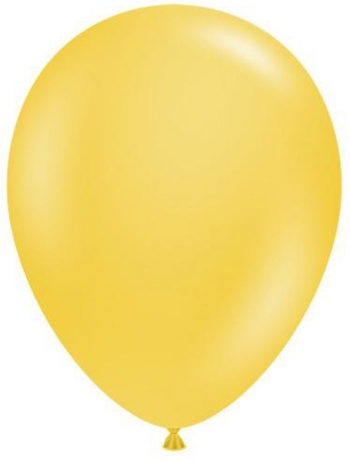 TUFTEX (50) 17" Goldenrod balloons latex balloons