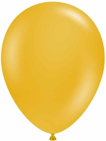 TUFTEX (50) 17" Mustard balloons latex balloons