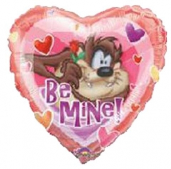 V - 22" Foil Heart - TAZ Be Mine balloon foil balloons