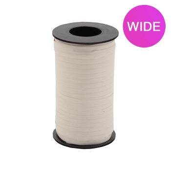 WIDE Curly Ribbon - Ivory - 3/8" x 250 yds ribbons