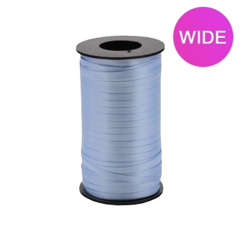WIDE Curly Ribbon - Light Blue - 3/8" x 250 yds ribbons