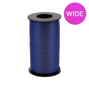 WIDE Curly Ribbon - Navy - 3/8" x 250 yds  ribbons