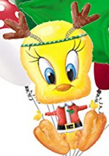 X - Supershape H - Tweety Reindeer balloon foil balloons